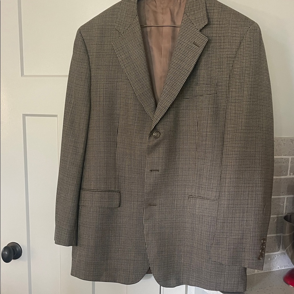 Polo by Ralph Lauren Brown Houndstooth Sport Coat